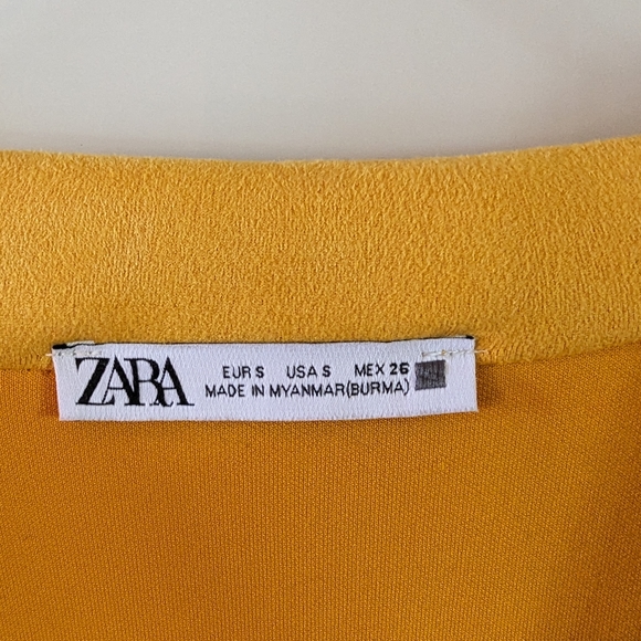 ZARA Women Long Faux Suede Coat NWOT/size S - Picture 6 of 7